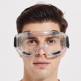 SellerHub Transparent Goggles Medical and Industrial Protective Glasses Anti-fog Safety Glasses (S12498779) / 투명 고글 의료용 산업용 보호안경 김서림방지 보안경 (S12498779)