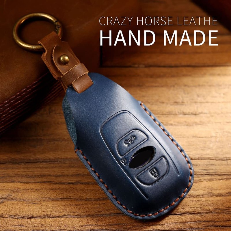 HIBEYO Key Fob Cover Key for Subaru Outback Ascent Forester