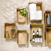 Handmade Seaweed Storage Basket Woven Storage Box with Handle for