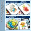 Cuaderno Boceto Dibujo Libreta Para Acuarela Marcador Lápiz