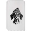 Azeeda 'Daschund Wearing Glasses' Plastic Ice Scraper (IC00038356)