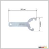 Gas Bottle Key - Made in Germany - Stainless Steel
