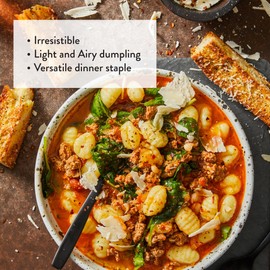 DeLallo Gluten Free Gnocchi Pasta, 16 Ounce Box, Non-GMO, Made with Potato and Rice Flour, Vegan (4 Pack)