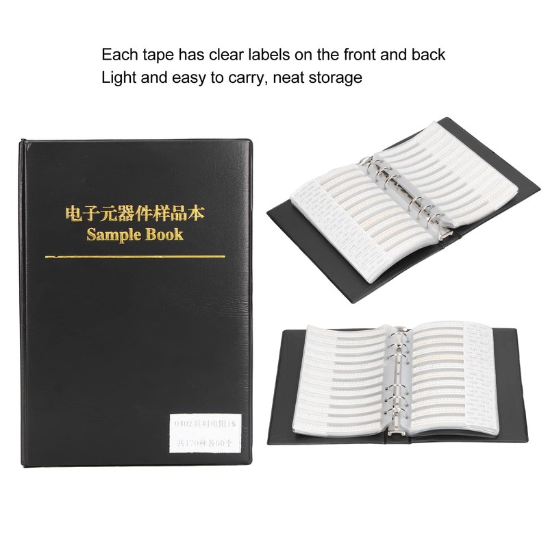 Resistance Pattern Book, 0R Ohm - 10M Ohm 170 Value