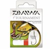 Daiwa Tournament Snelled Worm Hooks 60cm 10pcs., Size 8