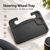 Car Steering Wheel Tray for Eating & Laptop Use –