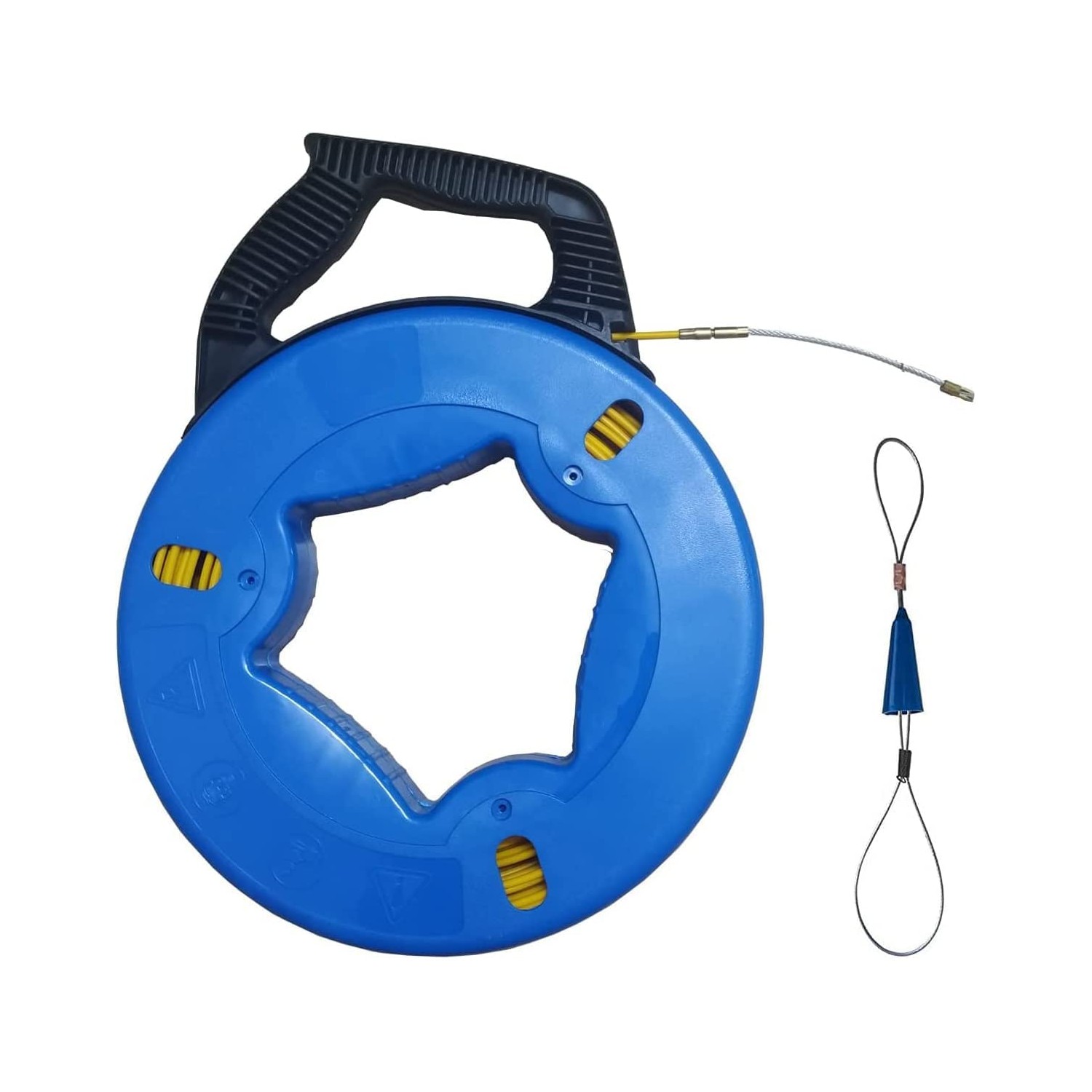 Fish Tape Steel Wire Puller 4mm 150-Foot With a wire storage caseWire ...