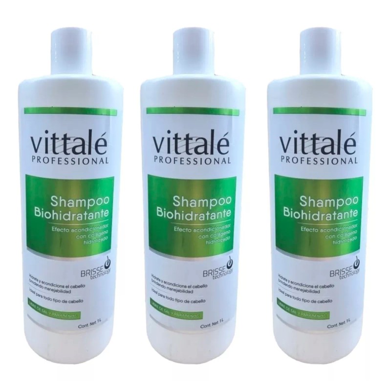 Vittale 3 Shampoo Biohidratante Sin Sal Sin Parabenos 1l