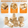 Dazakoot 111Pcs Hose Pipe Fitting Assortment Kit, NPT Adapter, Reducer