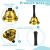 PATIKIL Hand Bell, 3" Small Service Call Bell for Restaurant(DRINK,