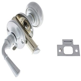 IDHBA idh by St. Simons 21250-26D Premium Quality Solid Brass Storm Screen Door Latch, Satin Chrome