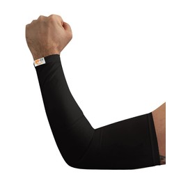 UV free unisex recycled arm sleeve, black