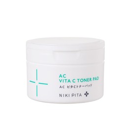 NIKIPITA CICA Vitamin C Toner Pad, 100 Pieces, High Purity CICA, Vitamin C, Tsukudami, Salicylic Acid, NIKIPITA