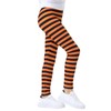 HDE Girl's Leggings Holiday Stretchy Full Ankle Length Striped Tights
