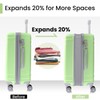 AnyZip Luggage Expandable PC ABS Durable Hardside Suitcase with Spinner