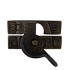 Victorian Style Window Sash Lock in Hand Highlighted Bronze
