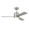 Craftmade McCoy 3-Blade 42" Brushed Polished Nickel Finish Ceiling Fan