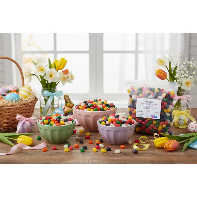 YANKEETRADERS OLD FASHIONED JELLY BEANS, 5 Pound Assortment, Bulk, Easter,