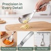 5-in-1 Stainless Steel Cooking Spoon, Multifunction Cooking Spoon,304 Stainless Steel