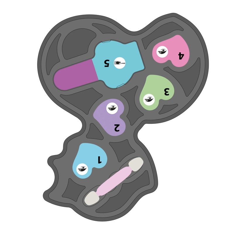 Clementoni Crazy Chic Lovely Make Up Rainbow Fox Makeup Set