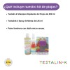Kit Elimina Piojos, Shampoo, Lendrera, Repelente, Testalin-k
