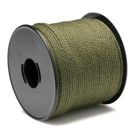 Khaki Spool Braided Polypropylene Diameter 2mm Length ± 100m 411K Flandria