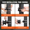 VEVOR Sliding Gate Kit, Rolling Gate Hardware Kit w/H-Shaped Wheel