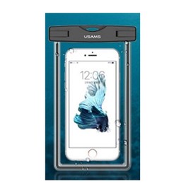 DFV mobile - Case with Armband Protective Beach Underwater Waterproof Bag for BLU Life One X2 Mini, T470L - Black
