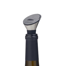 Rabbit Wine Pourer Stopper, 1x1x5, Black