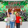 Football Happy Birthday Backdrop Banner