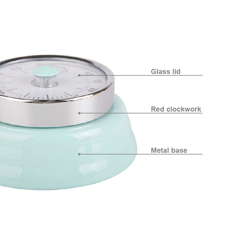 NInE-ROnG Kitchen Timer Reminder Timer Manage 360 Degree Rotating Mechanical