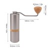 Manual Coffee Grinder Portable Hand Crank Coffee Bean Grinder for
