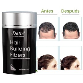 VERALY.MX  3 Packs de Fibras Capilares Dexe Naturales Ocultar Calvicie Tratamiento Disimular Perdida de Cabello Fibras Adherentes A prueva de Agua... 