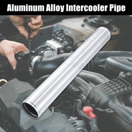 X AUTOHAUX OD 2.76" 70mm Length 19.69" 500mm Aluminum Alloy Tube Intercooler Pipe Air Intake Tube Silver Tone for Car