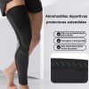 1 Pair Rodillera Deportiva Compresión Pierna Larga Correr