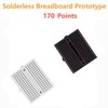 Pack of 6 Mini Breadboard 170 Tie Points Small Solderless