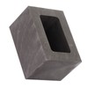 Rectangular Graphite Ingot Mold Jewelry Metal Refining Mould Crucible for