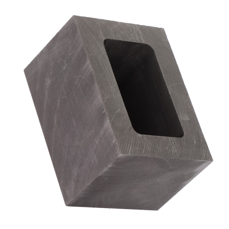 Rectangular Graphite Ingot Mold Jewelry Metal Refining Mould Crucible for