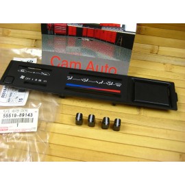 Toyota Pickup Truck 4Runner Dash Heater AC Display Face Plate + Knobs 1984-1989