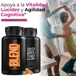 Fungus Blend - Mezcla de Extractos de Hongos 100% Puro [Reishi, Cordyceps, Melena de Leon y Shitake] (180 Capsulas de 500mg) - [Extremadamente Eficaz] - | Potencia Vitalidad, Enfoque, Lucidez, Agilidad Cognitiva y Recuperacion Celular | Rapida Absorcion 