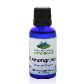 Lemongrass (Cymbopogon Flexuosus) Essential Oil - 100% Pure Natural & Kosher - 1 fl oz Bottle