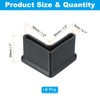 PATIKIL Leg Pads l Shape 1.2" x 1.2", 8pcs Furniture