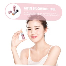 BIUDECO Oil Absorbing Stick Volcanic Face Roller for Oily Skin Makeup Brush Supply Face Massager Guasha Tool