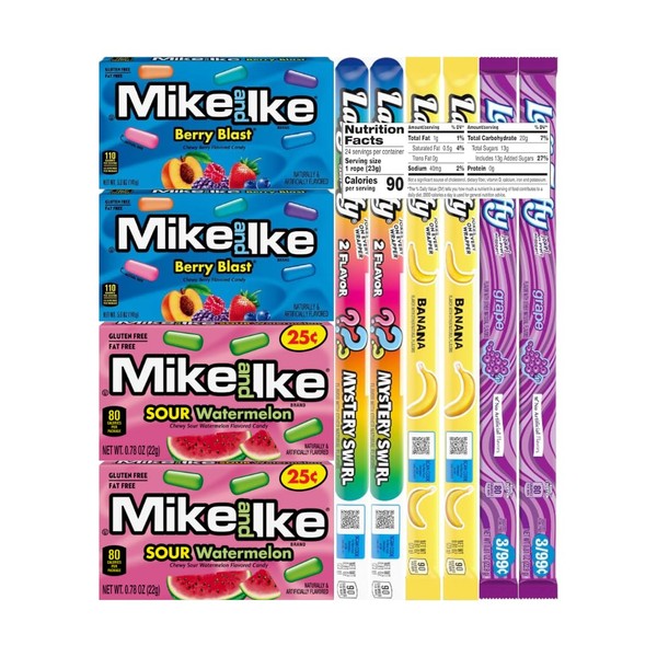 Variety Pack Candy Mix - Mike and Ike & Taffy