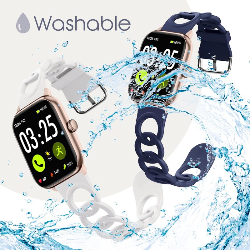 LYSANDRA for Spade & Co Health Smartwatch 4 Bands, 22mm