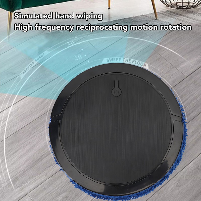 Floor Mopping Robot Low Noise Intelligent Avoid Obstacles Wet Dry