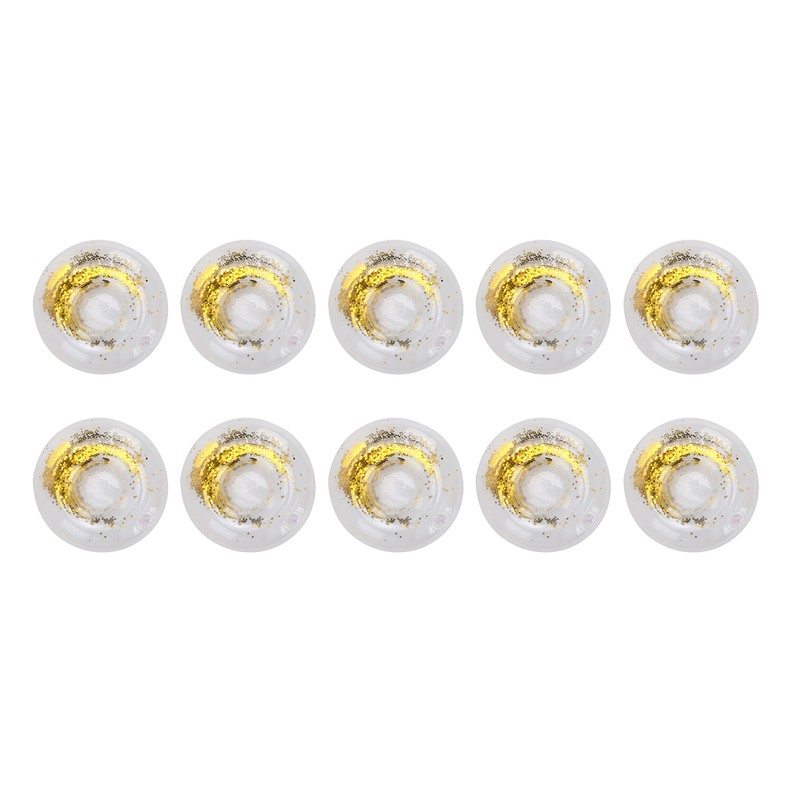 10pcs Round Gold Sequins Inflatable Drink Cup Holders Swimming Pool