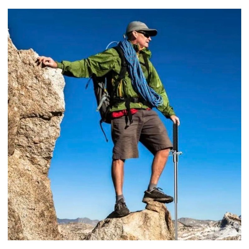 Multifunctional Trekking Pole: Sturdy, Safe & Comfortable for All Terrains