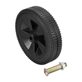 PATIKIL 7.7" Air Compressor Wheels, Universal Air Compressor Wheel Replacement Part with Screw & Nut with 0.5" Dia. Hole for Easy Mobility