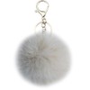 Xsclpomddy Pom Pom Keychain Artificial Soft Rabbit Hair Bag Pendant